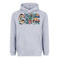 Heather Grey cscc cutaneous squamous cell cancer Heavyweight Hoodie - Zillion Design Studio