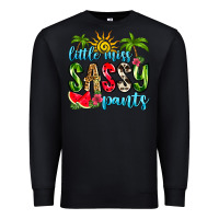 Black little miss sassy pants Premium Sweatshirt - Zillion Design Studio