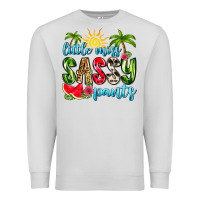 Dove Grey little miss sassy pants Premium Sweatshirt - Zillion Design Studio