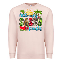Pale Pink little miss sassy pants Premium Sweatshirt - Zillion Design Studio