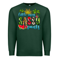 Sports Green little miss sassy pants Premium Sweatshirt - Zillion Design Studio