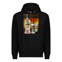 Black martini Premium Hoodie - AdoDesignShop
