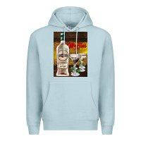 Blue Mist martini Premium Hoodie - AdoDesignShop