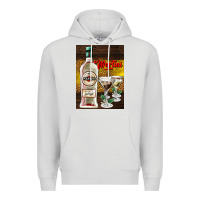 Dove Grey martini Premium Hoodie - AdoDesignShop