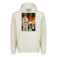 Oatmeal Heather martini Premium Hoodie - AdoDesignShop