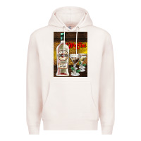 Pale Pink martini Premium Hoodie - AdoDesignShop