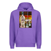 Purple martini Premium Hoodie - AdoDesignShop