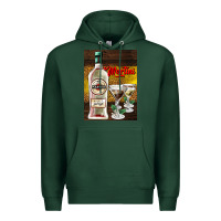 Sports Green martini Premium Hoodie - AdoDesignShop