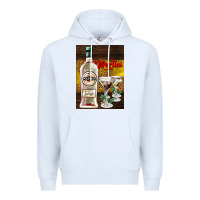 White martini Premium Hoodie - AdoDesignShop