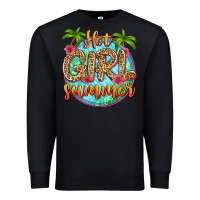 Black hot girl summer Premium Sweatshirt - Zillion Design Studio