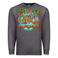 Charcoal Heather hot girl summer Premium Sweatshirt - Zillion Design Studio