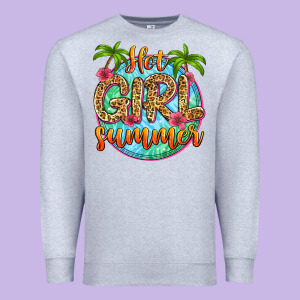 Hot Girl Summer Premium Sweatshirt Designed By Zillion Design Studio