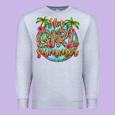 Hot Girl Summer Premium Sweatshirt Designed By Zillion Design Studio