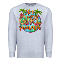 Heather Grey hot girl summer Premium Sweatshirt - Zillion Design Studio
