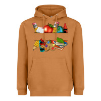 Meerkat teacher name frame custom Heavyweight Hoodie - texasbilliewilder