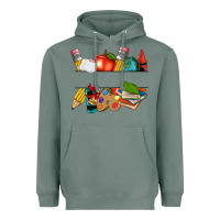 Sage teacher name frame custom Heavyweight Hoodie - texasbilliewilder