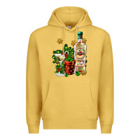 Antique Gold cocrtail martini and gift and snow Premium Hoodie - AdoDesignShop
