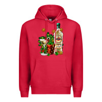 Cardinal cocrtail martini and gift and snow Premium Hoodie - AdoDesignShop