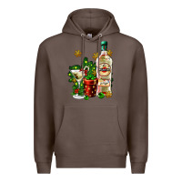 Coffee cocrtail martini and gift and snow Premium Hoodie - AdoDesignShop