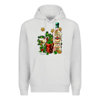 Dove Grey cocrtail martini and gift and snow Premium Hoodie - AdoDesignShop