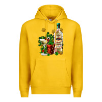 Lemon cocrtail martini and gift and snow Premium Hoodie - AdoDesignShop
