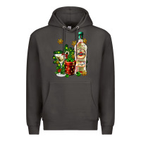 Smoke cocrtail martini and gift and snow Premium Hoodie - AdoDesignShop