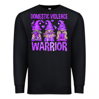 Black Domestic Violence Warrior Gnomes Premium Sweatshirt - texasbilliewilder