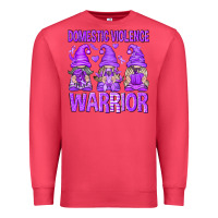 Cardinal Domestic Violence Warrior Gnomes Premium Sweatshirt - texasbilliewilder