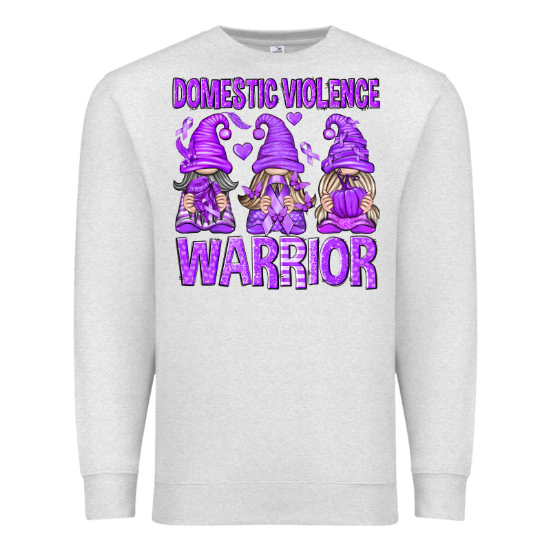 Domestic Violence Warrior Gnomes Premium Sweatshirt by texasbilliewilder | Teevron