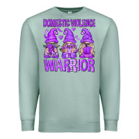 Seafoam Domestic Violence Warrior Gnomes Premium Sweatshirt - texasbilliewilder