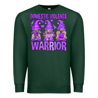Sports Green Domestic Violence Warrior Gnomes Premium Sweatshirt - texasbilliewilder