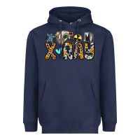 Navy x ray Heavyweight Hoodie - Zillion Design Studio