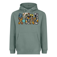 Sage x ray Heavyweight Hoodie - Zillion Design Studio