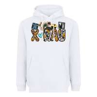 White x ray Heavyweight Hoodie - Zillion Design Studio