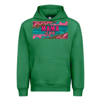 Emerald pink roses mama of girls license plate Urban Hoodie - Artiststas