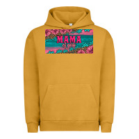 Pigment Peanut Butter pink roses mama of girls license plate Urban Hoodie - Artiststas