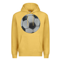 Antique Gold soccer ball Premium Hoodie - JahusDesignShop