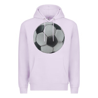 Lilac soccer ball Premium Hoodie - JahusDesignShop