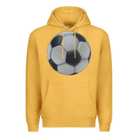 Mustard soccer ball Premium Hoodie - JahusDesignShop