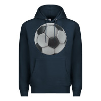 Navy soccer ball Premium Hoodie - JahusDesignShop