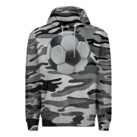 Slate Camo soccer ball Premium Hoodie - JahusDesignShop