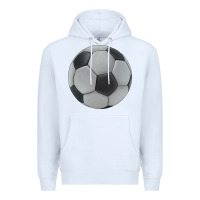 White soccer ball Premium Hoodie - JahusDesignShop