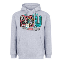 Heather Grey pcu Heavyweight Hoodie - Zillion Design Studio
