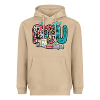 Mushroom pcu Heavyweight Hoodie - Zillion Design Studio