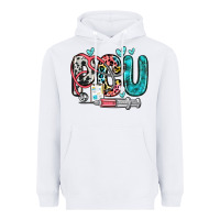 White pcu Heavyweight Hoodie - Zillion Design Studio