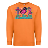 Carrot Faith Hope Cure Breast Cancer Awareness Premium Sweatshirt - texasbilliewilder