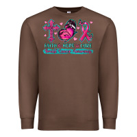 Chestnut Faith Hope Cure Breast Cancer Awareness Premium Sweatshirt - texasbilliewilder
