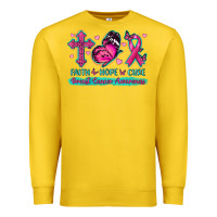 Lemon Faith Hope Cure Breast Cancer Awareness Premium Sweatshirt - texasbilliewilder