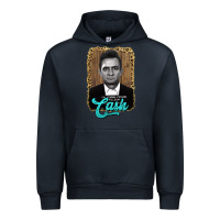 Navy johnny cash Urban Hoodie - AdoDesignShop