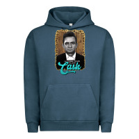 Pigment Midnight Navy johnny cash Urban Hoodie - AdoDesignShop